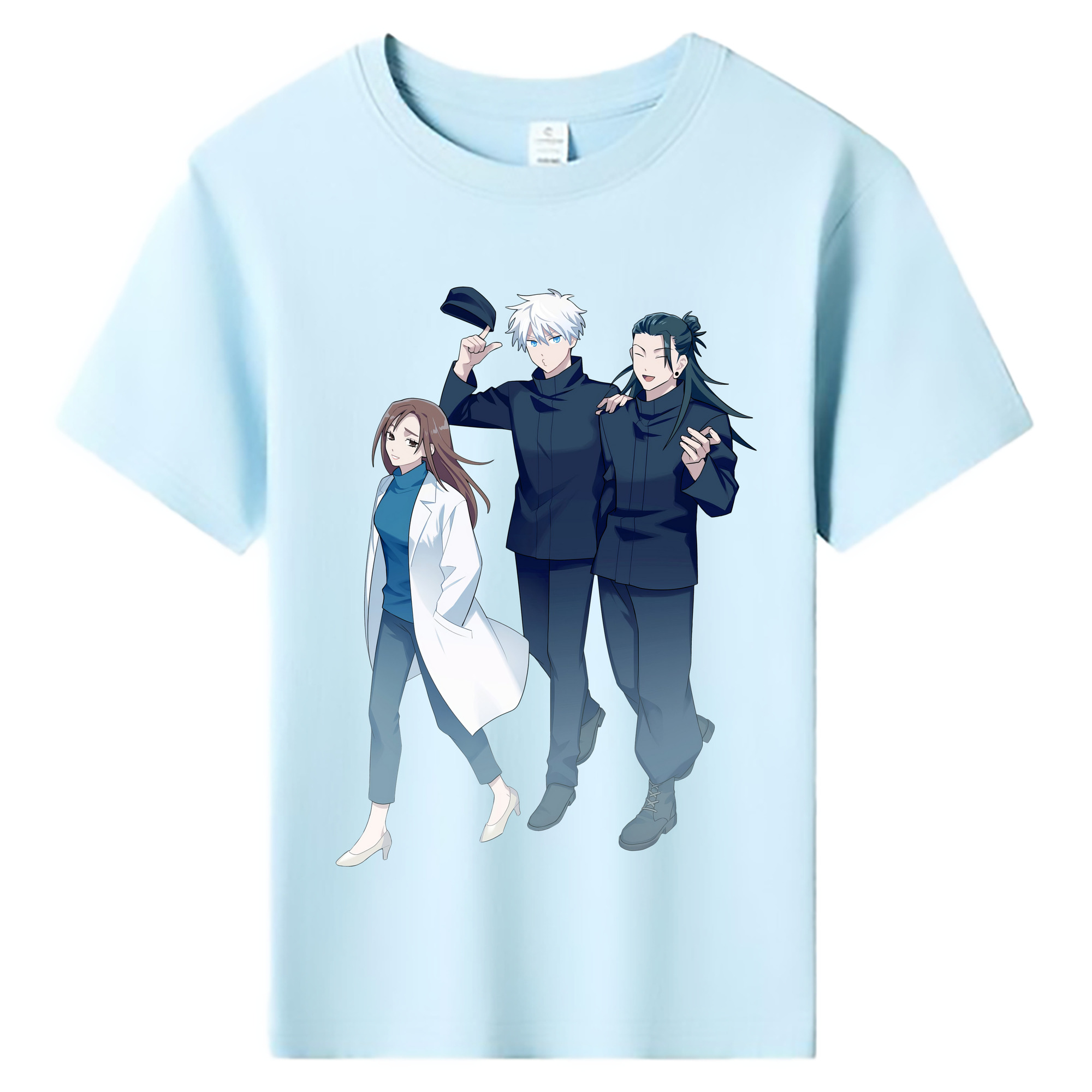 （画像用） 呪術廻戦 Jujutsu Kaisen 綿100％キッズTシャツ（フロントプリント）
